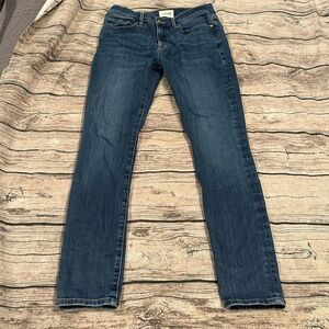 Frame Le Skinny de Jeanne Skinny Jeans in Medium Wash Size 28